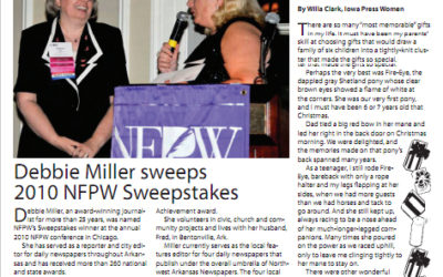 Debbie Miller is front page news!