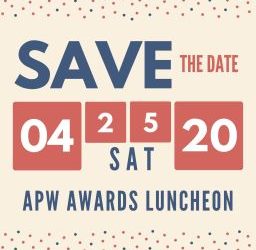 Save the Date: APW Awards Luncheon