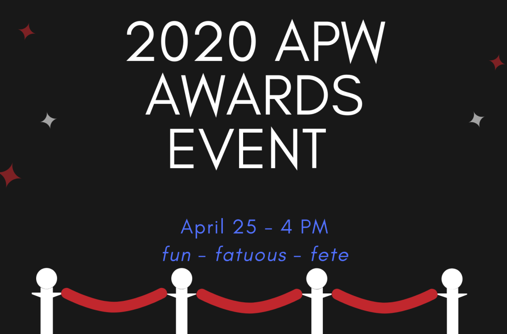 APW’s April 25th Communications Awards Moves Online
